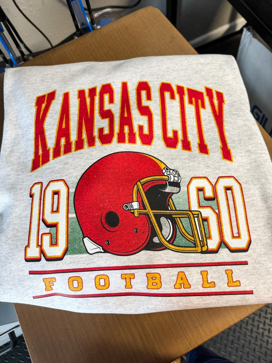 Kansas City 1960 Distressed Ash Sweatshirt