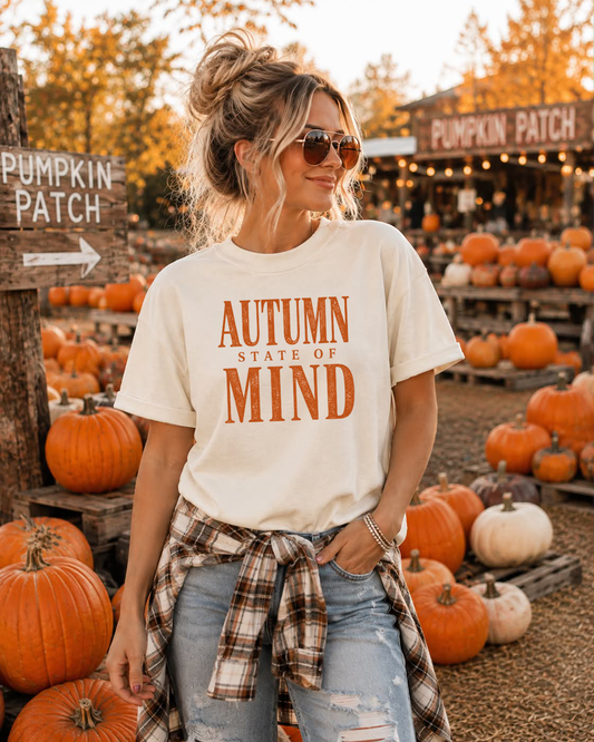 Autumn State Of Mind Ivory Tee