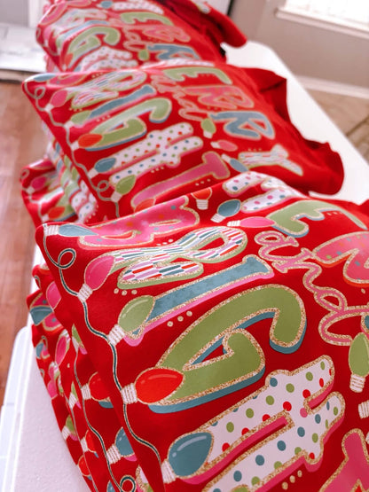 **DEAL OF THE DAY** Pattern Merry & Bright Red Option