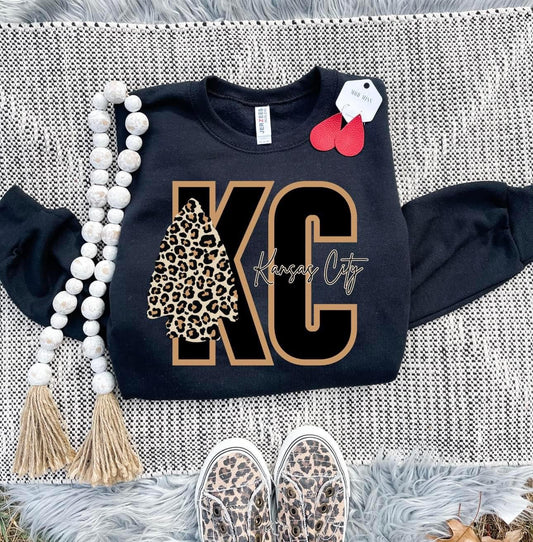 Natural Leopard KC Kansas City Black Option