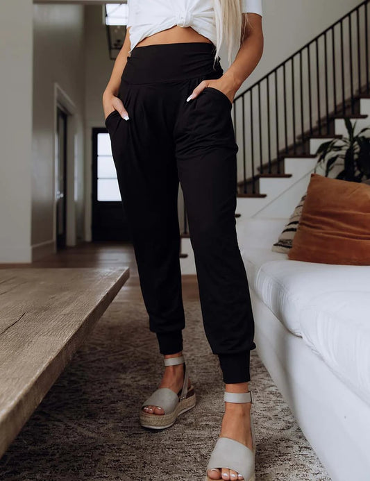 **BLACK FRIDAY DEAL** Black Harem Joggers