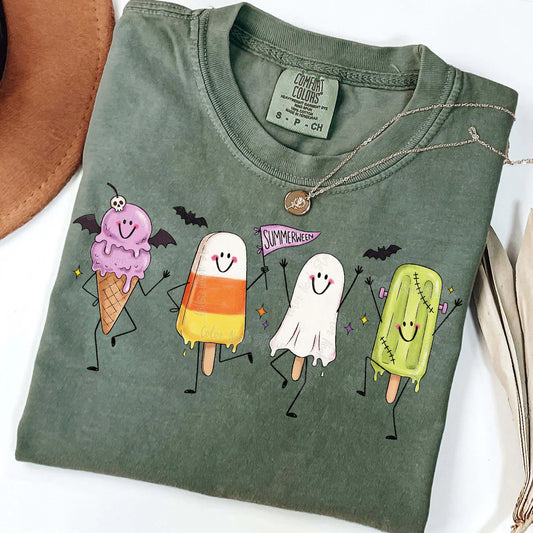Ghost Icon Moss Tee