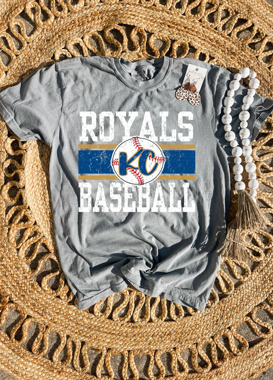 Royals Baseball Grey Tee