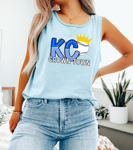 KC Gold Crown Town Chambray Tank Top