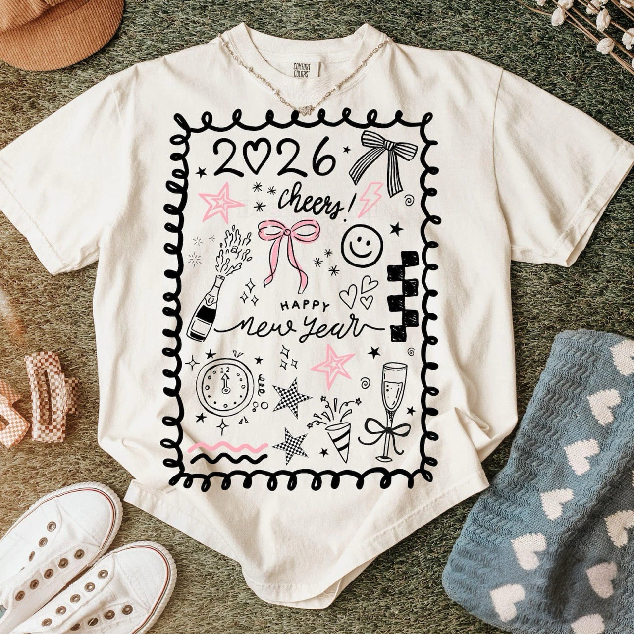 2026 Cheers Ivory Tee