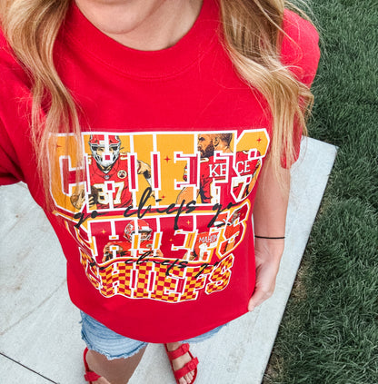 **DEAL OF THE DAY** Let's Go Black Script Red Tee