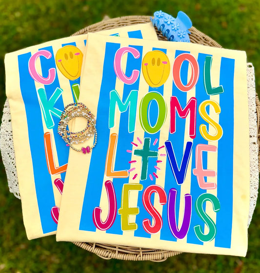 Cool Moms Love Jesus Banana Tee