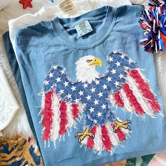 USA Eagle Blue Jean Tee