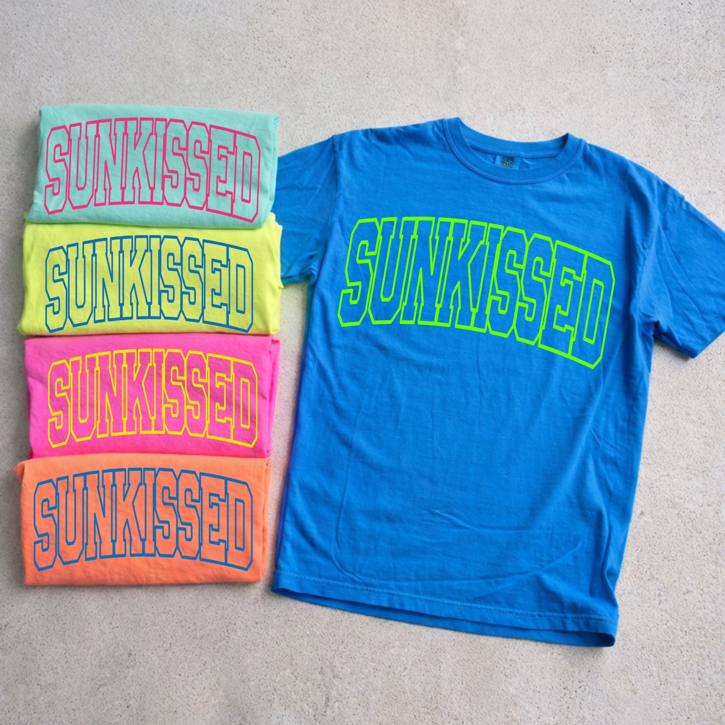 Colorful Sunkissed Tee Options