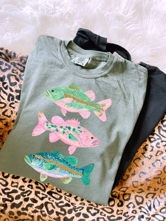 Coastal Bass Moss Tee