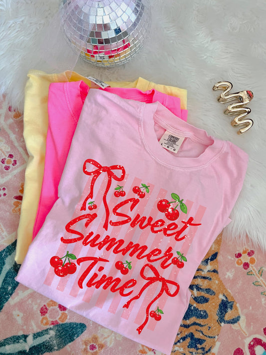 Cherries Sweet Summer Time Blossom Tee