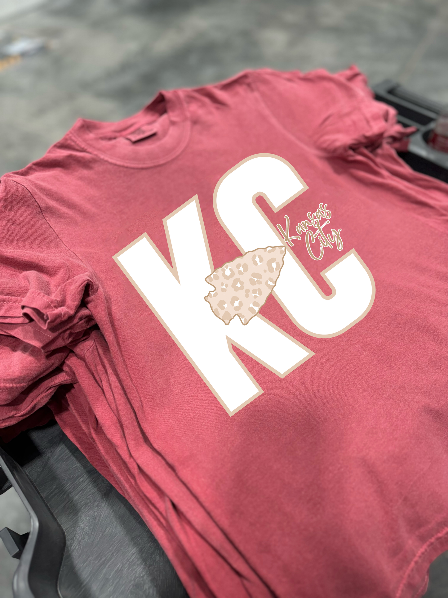 **DEAL OF THE DAY** White KC Crimson Tee