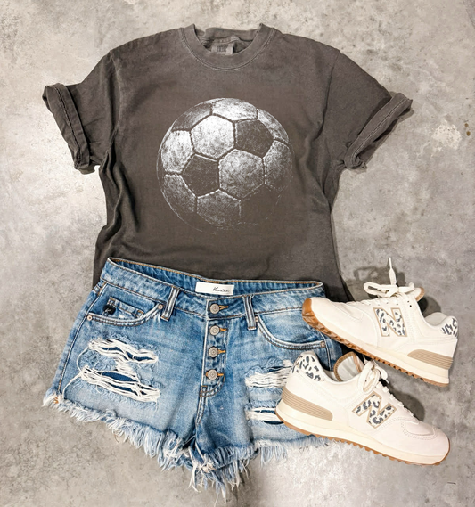 Halftone Soccer Pepper Tee