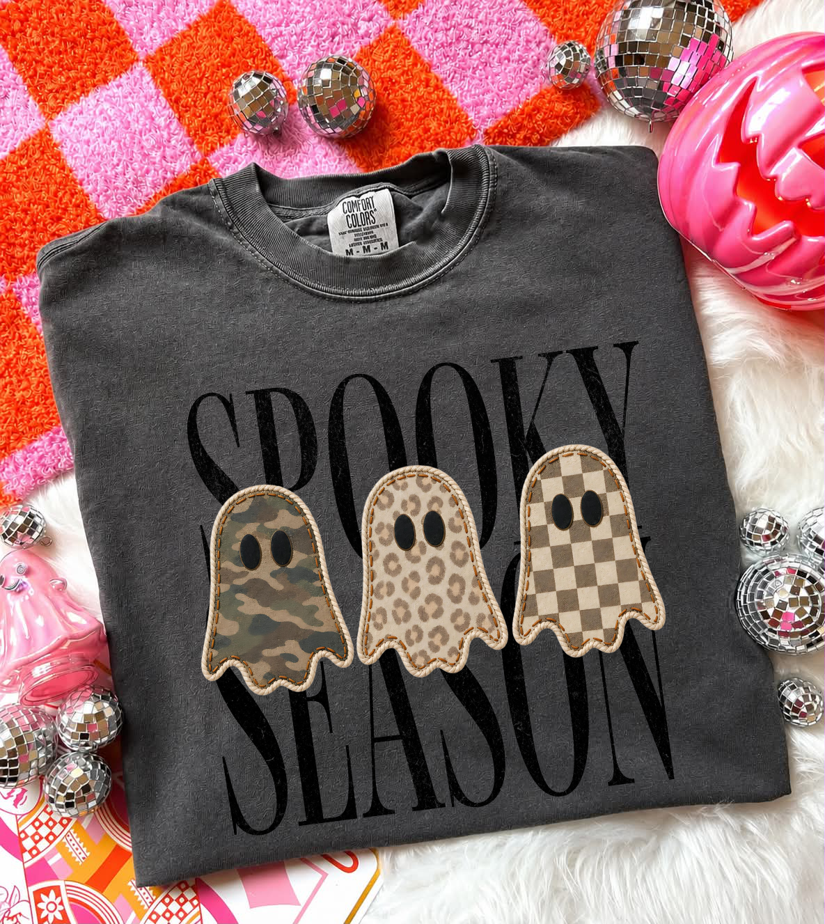 Triple Ghost Spooky Season Pepper Tee