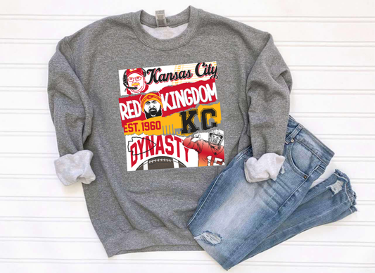 KC Poster Heather Graphite Sweatshirt