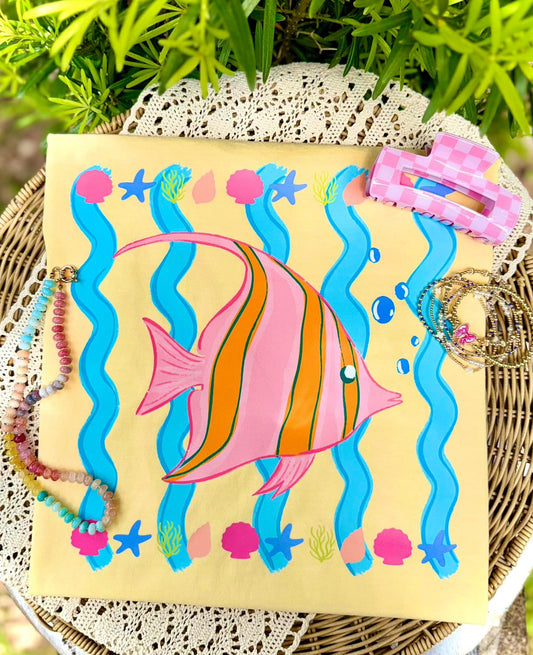 Coral Crush Banana Tee