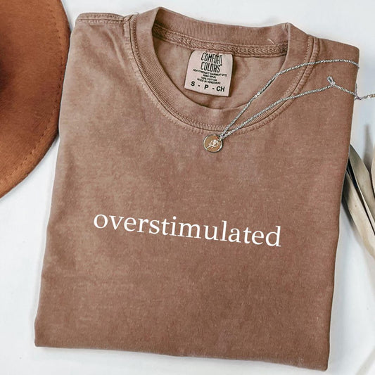 7 inches Typewriter Overstimulated Pepper Tee