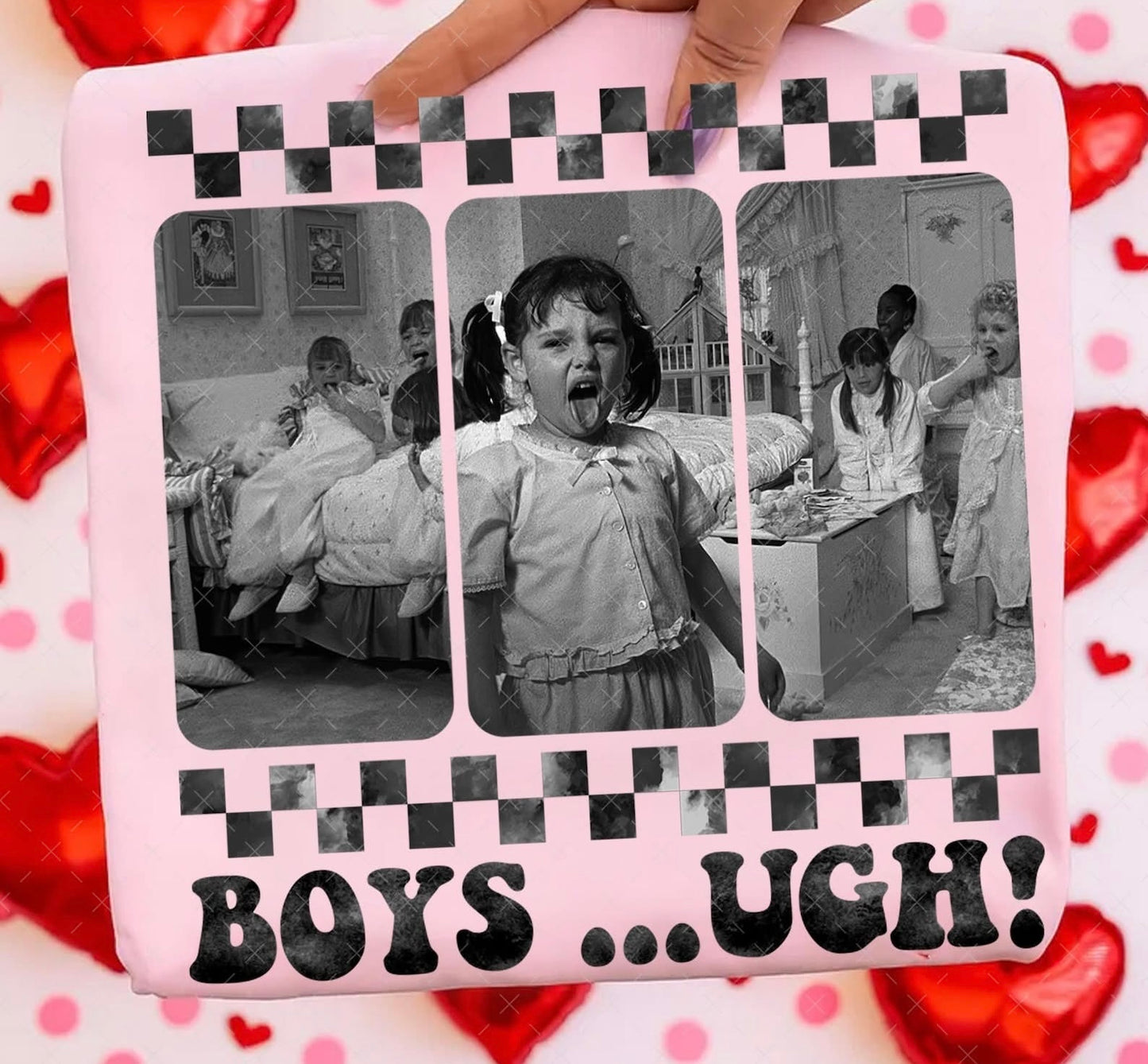 Boys….UGH Light Pink Option