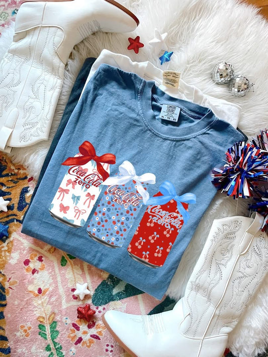 Soda Pop Zero Blue Jean Tee