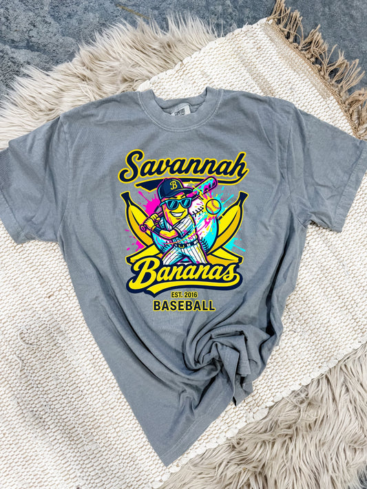 Retro Baseball Grey Tee