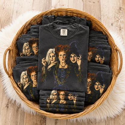 **DEAL OF THE DAY** Halftone Witches Pepper Tee