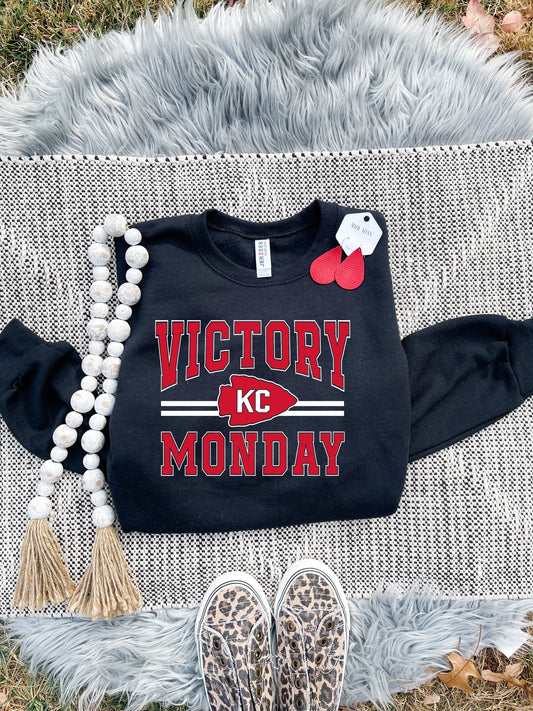 Red & White Striped Victory Monday Black Option