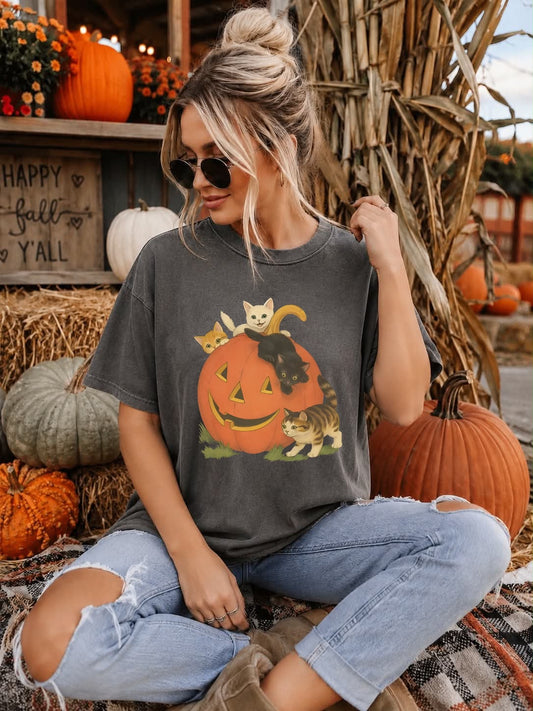 Kittens Pumpkin Pepper Tee