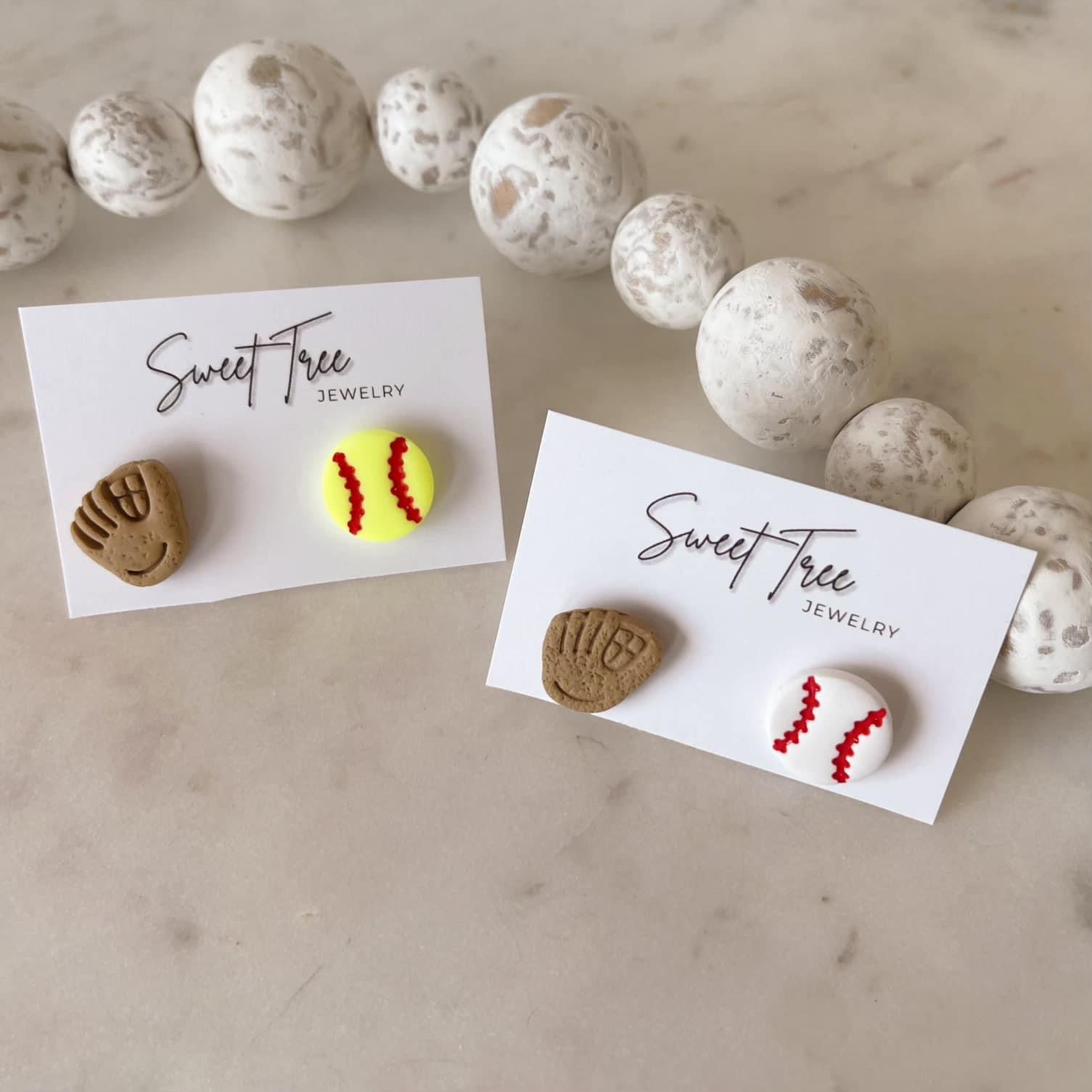 Baseball/Softball Earring Set