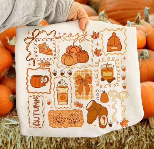 Cozy Autumn Ivory Tee