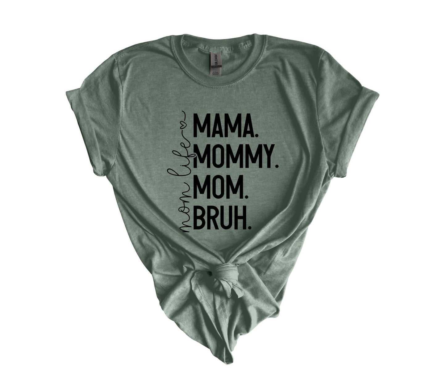 Mama List Heather Forest Tee