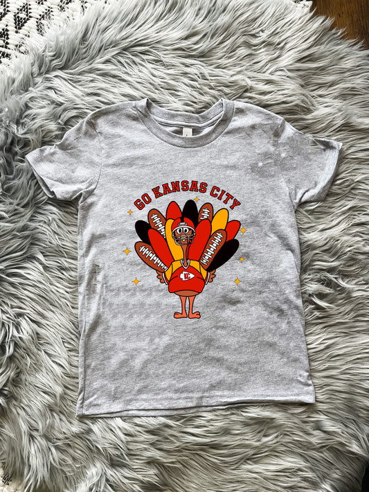 **HALFTIME DEAL** KC Turkey Heather Grey Tee