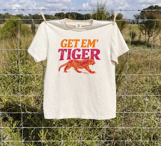 Get Em Tiger Ivory Tee