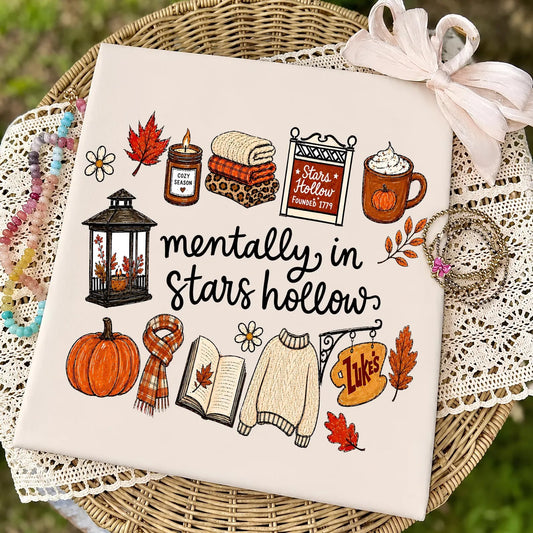 Fall Mentally Ivory Tee