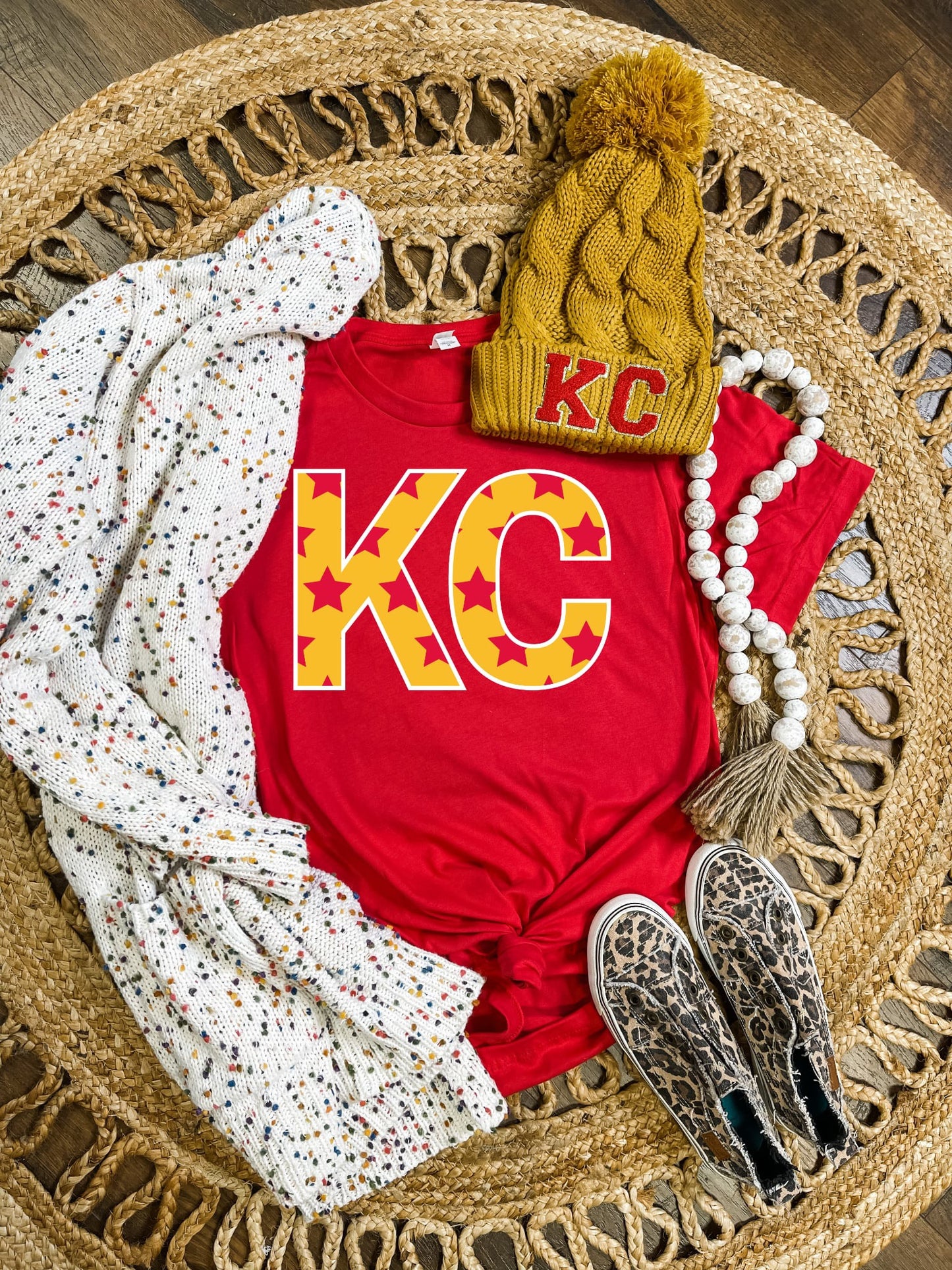 **DEAL OF THE DAY** Gold KC Red Stars Red Tee