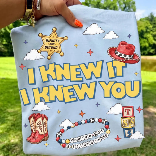 Cowboy I Knew It I Knew You Chambray Tee