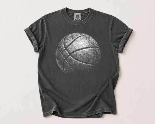 Halftone Basketball Pepper Tee