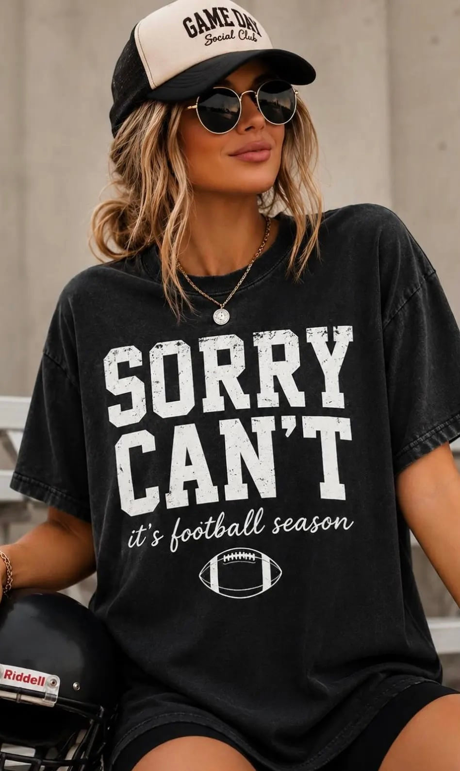 Sorry Can't It's Football Season Tee Option