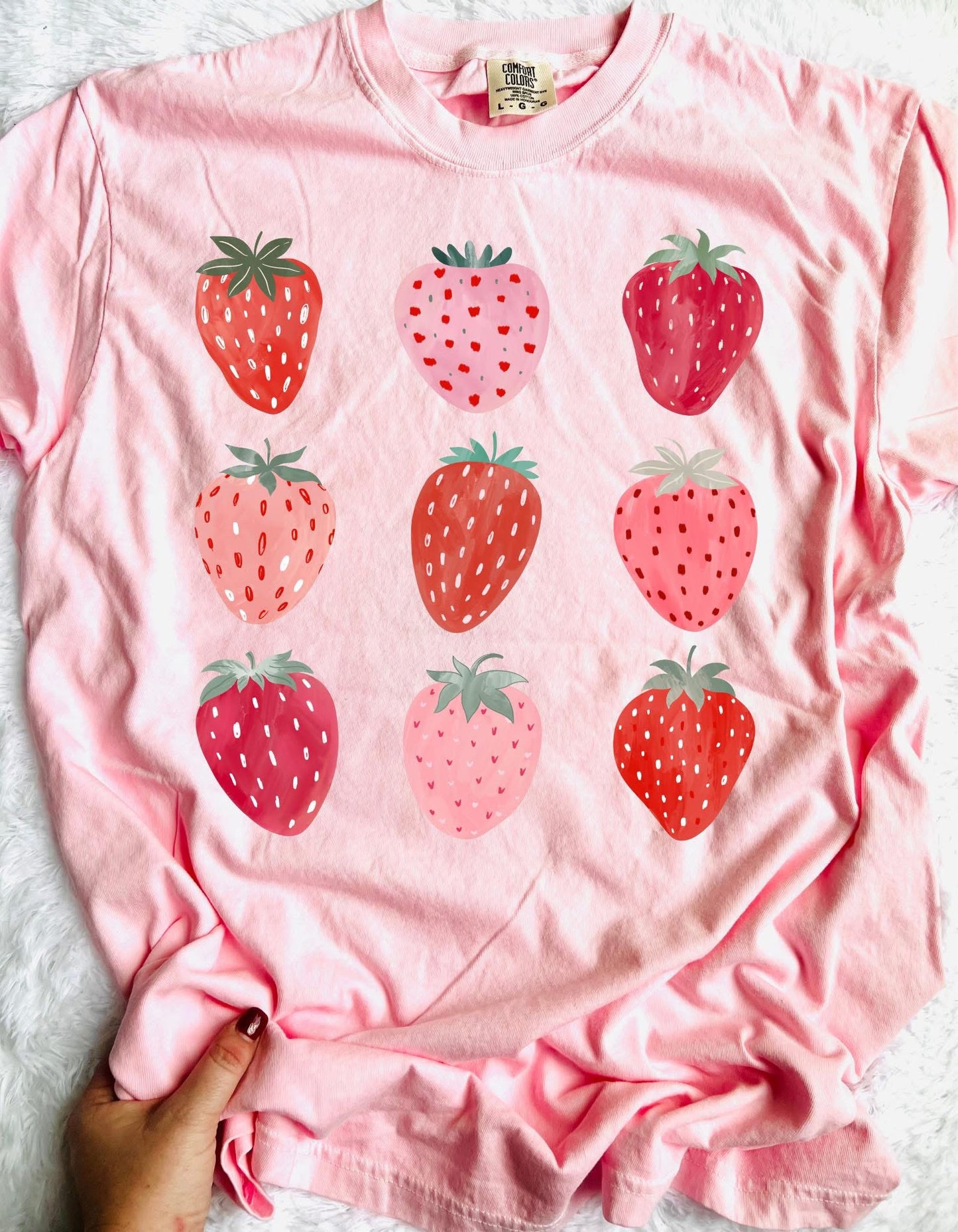Strawberry Collage Blossom Tee