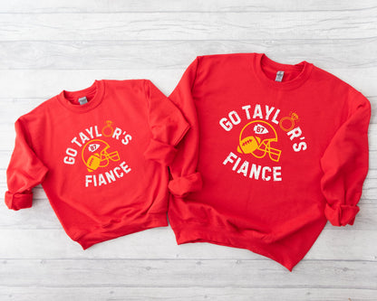 87 Helmet Go Taylor’s Fiance Red Sweatshirt