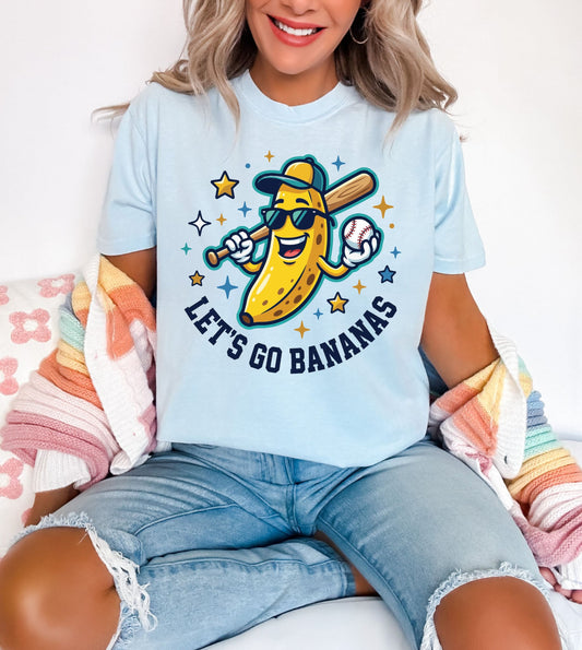Let’s Go Bananas Chambray Tee