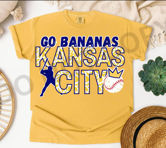 Go Bananas Kansas City Mustard Tee
