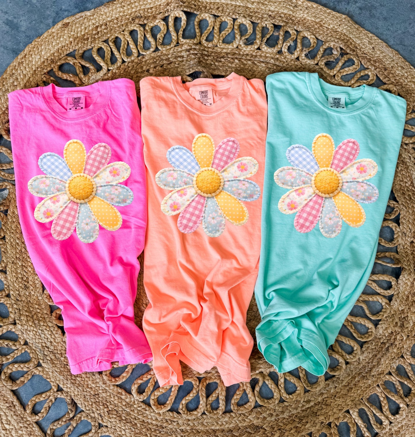 Patchwork Sunflower Tee Option