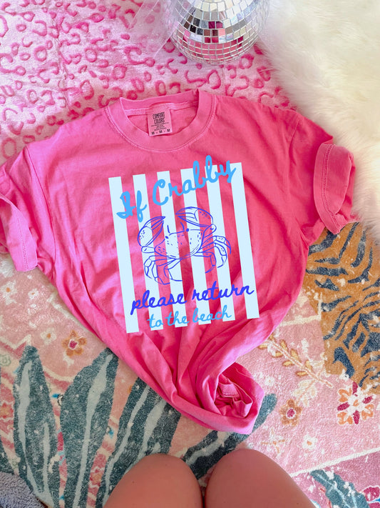 Blue Striped If Crabby Crunchberry Tee