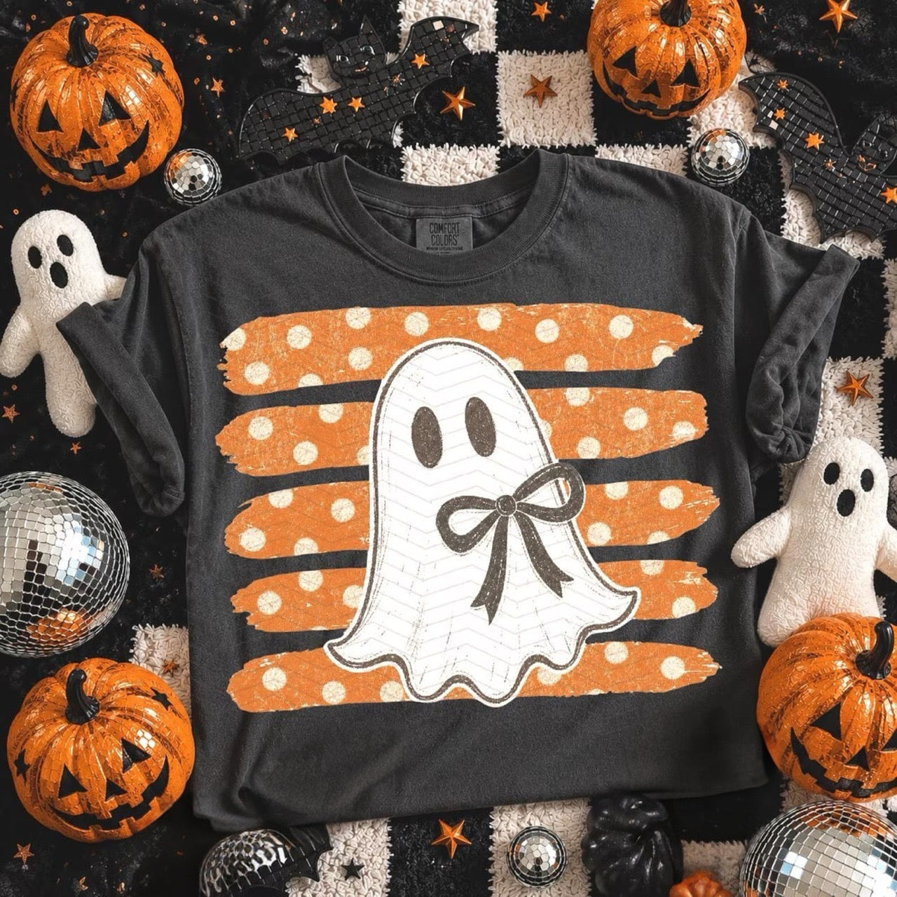 **DEAL OF THE DAY** Striped & Polka Dot Ghost Pepper Tee