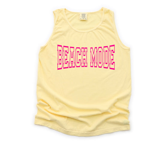 Pink Beach Mode Banana TEE/TANK