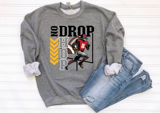 On Drop D Hop Heather Graphite Sweatshirt