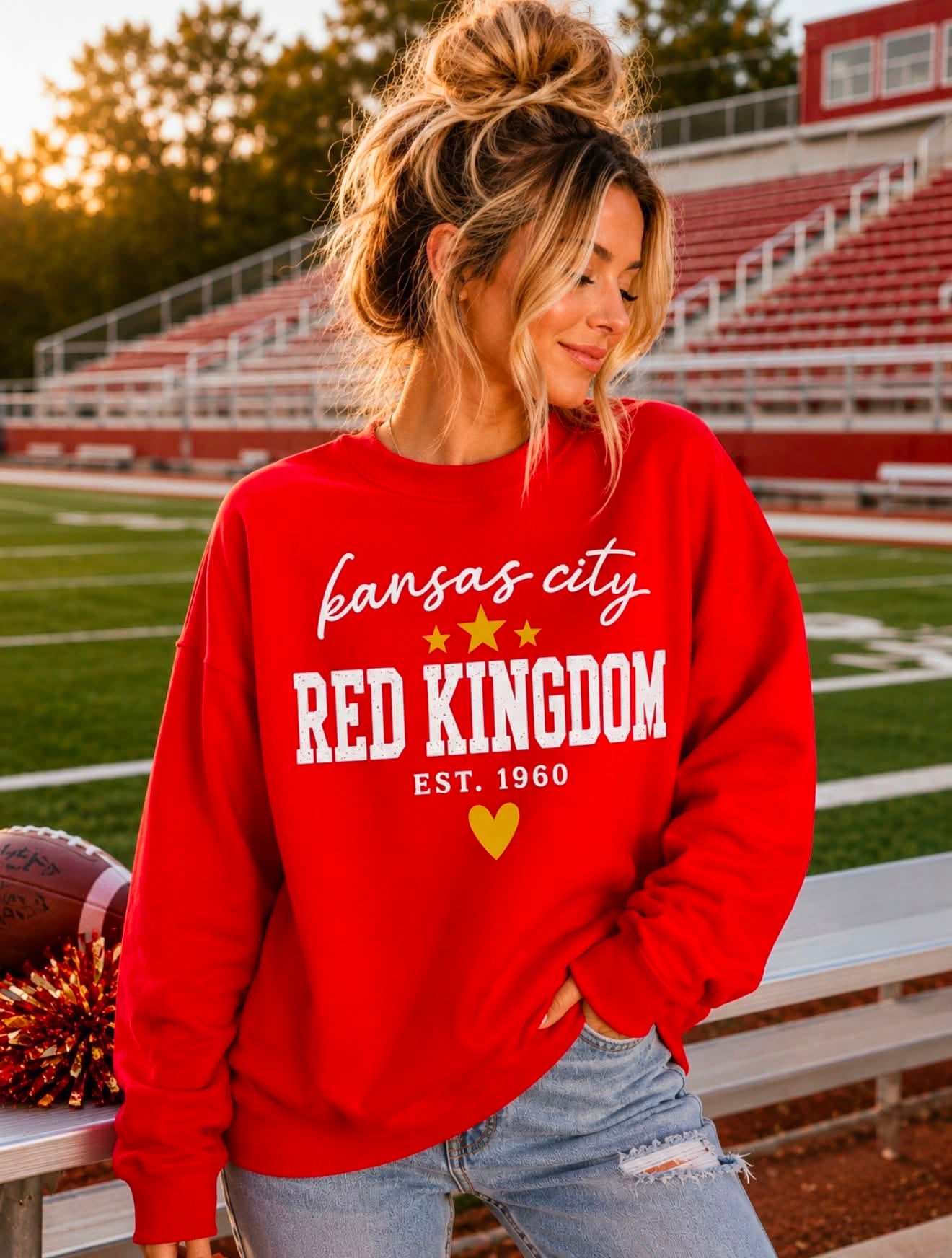 Kansas City Red Kingdom Est. 1960 Red Sweatshirt