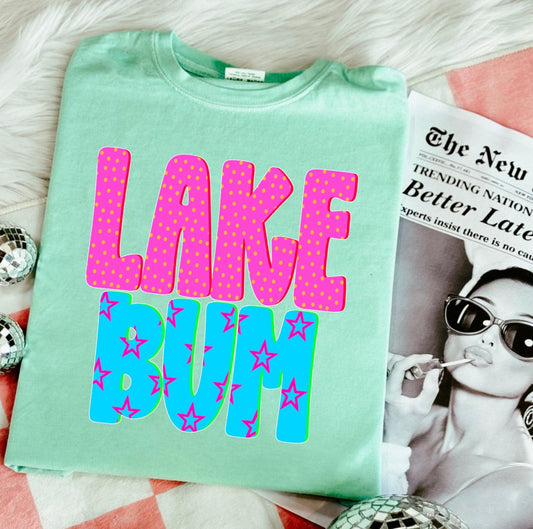 Polka Dot & Stars Lake Bum Island Reef Tee