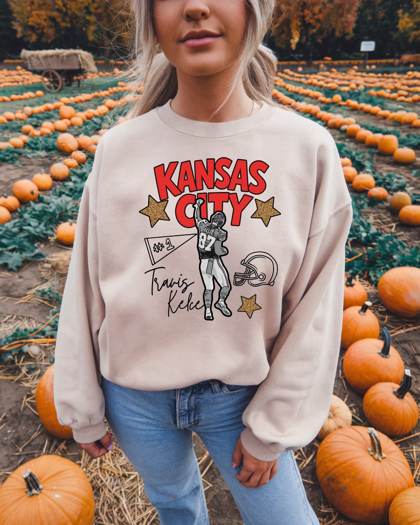 **FIRST 50** Kansas City Stars & Flag Sand Sweatshirt