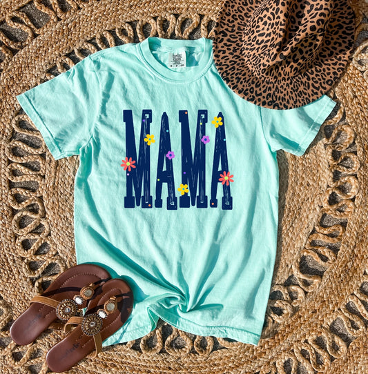 Tall Mama Heather Island Reef Tee